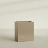 Darwin rectangular fiberglass planter in Gloss Metallic Gold