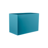Darwin rectangular fiberglass planter in Satin Seafoam Green, 72 × 24 × 42 in, studio render