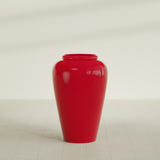 Barà Jar Planter in Gloss Red, 24"D × 37"H, shown empty