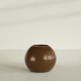Globe Planter in Metallic Bronze, 30"D × 24"H, shown empty