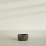 Casablanca Bowl Planter in Matte Bronze, 20"D × 10"H, shown empty