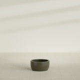 Casablanca Bowl Planter in Matte Bronze, 20"D × 10"H, shown empty