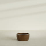 Casablanca Bowl Planter in Metallic Bronze, 24"D × 12"H, shown empty