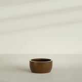 Casablanca Bowl Planter in Metallic Bronze, 24"D × 12"H, shown empty