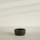 Casablanca Bowl Planter in Matte Dark Brown, 24"D × 12"H, shown empty