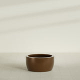 Casablanca Bowl Planter in Metallic Bronze, 30"D × 15"H, shown empty
