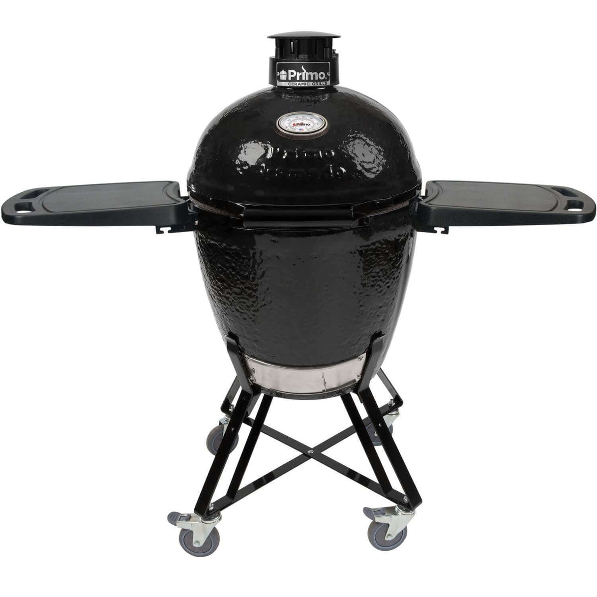 Primo Round Charcoal All-In-One Ceramic Grill PGCRC - Serene Yards