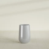 Hayden Urn Planter in Metallic Silver, 12"D × 20"H, shown empty