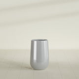 Hayden Urn Planter in Metallic Silver, 12"Diam × 20"H, shown empty