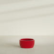 Casablanca Bowl Planter in Gloss Red, 24"D × 12"H, shown empty