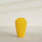 Barà Jar Planter in Gloss Saffron, 20"D × 31"H, shown empty