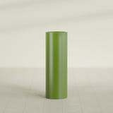 Corry Cylinder Planter in Satin Green, 12"D × 36"H, shown empty