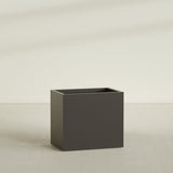 Brisbane Rectangular Planter in Matte Dark Brown, 36"L × 24"D × 32"H, shown empty