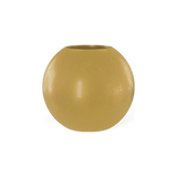 Globe round sphere fiberglass planter in Gloss Metallic Gold