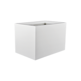 Granada fiberglass planter in Gloss Bright White, studio render