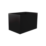 Granada fiberglass planter in Matte Black, studio render