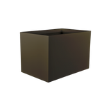 Granada fiberglass planter in Matte Bronze, studio render