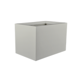 Granada fiberglass planter in Matte Cement Grey, studio render