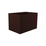 Granada fiberglass planter in Matte Dark Brown, studio render