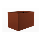 Granada fiberglass planter in Matte Terra Cotta, studio render
