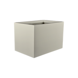 Granada fiberglass planter in Satin Beige, studio render