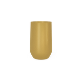 Hayden urn fiberglass planter in Gloss Metallic Gold