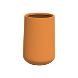 Hayden urn fiberglass planter in Gloss Tangerine, studio render