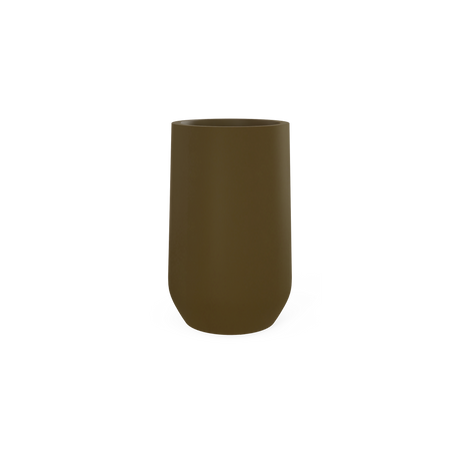 Hayden urn fiberglass planter in Matte Bronze