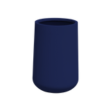 Hayden urn fiberglass planter in Matte Cobalt Blue, studio render
