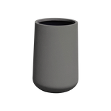 Hayden urn fiberglass planter in Matte Gunmetal, studio render