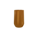 Hayden urn fiberglass planter in Metallic Bronze