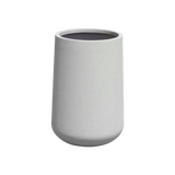 Hayden urn fiberglass planter in Metallic Silver, studio render