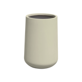 Hayden urn fiberglass planter in Satin Beige, studio render