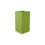 Hollywood corner fiberglass planter in Satin Green