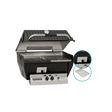 Broilmaster Specialty Series Slow Cooker Gas Grills with open lid showing cooking surface and control panel features