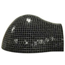 HPC Fire Forno Dual Fuel Pizza Oven dome featuring glossy black mosaic tile finish in a sleek artisan style