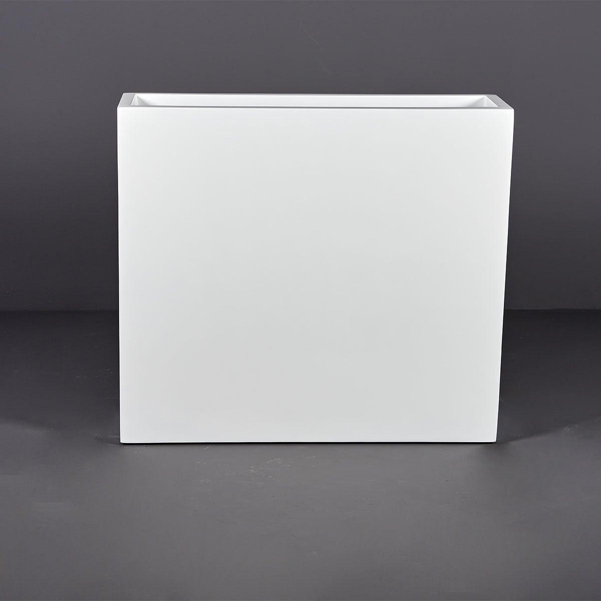 Amesbury narrow fiberglass planter