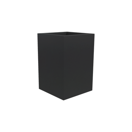 Miami corner fiberglass planter in Matte Charcoal