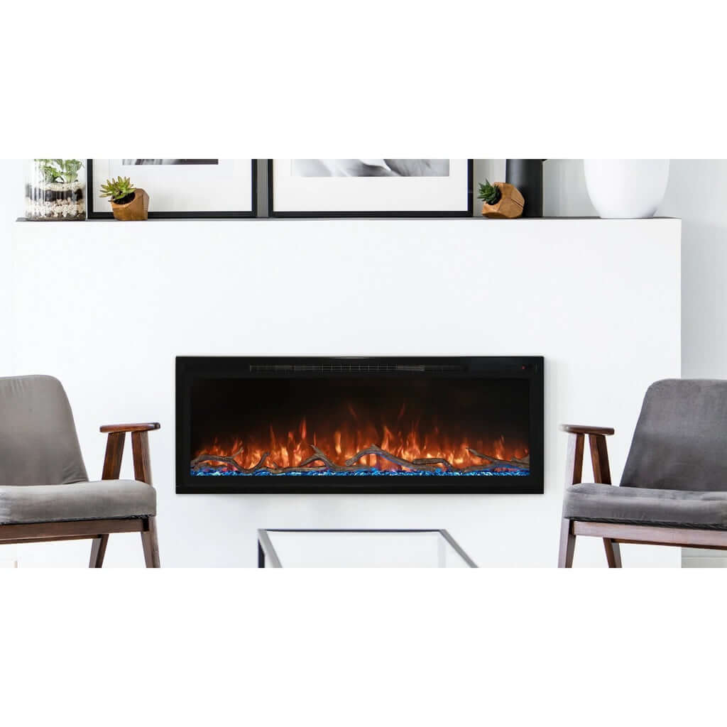 Modern Flames 60" Spectrum Slimline Linear Electric Fireplace SPS-60B