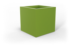 Montroy Cube Planter - Green fiberglass finish