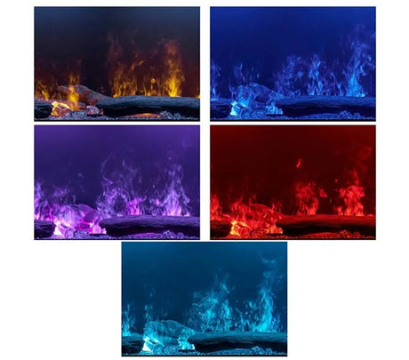 Dimplex Opti-Myst 66-inch Linear Built-In Electric Fireplace (OLF66-AM) - Serene Yards