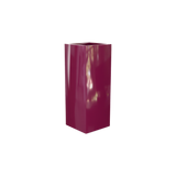Perth corner fiberglass planter in Gloss Eggplant