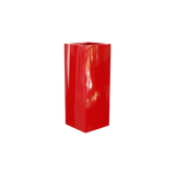 Perth corner fiberglass planter in Gloss Red