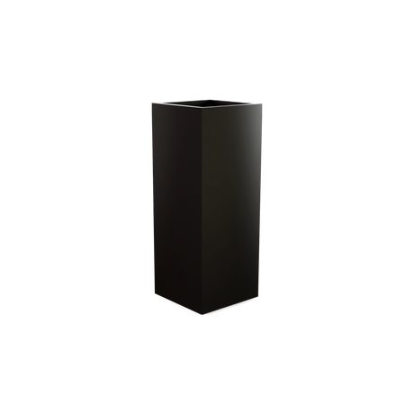 Perth corner fiberglass planter in Matte Black