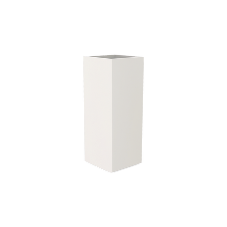 Perth corner fiberglass planter in Matte Cement Grey