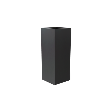 Perth corner fiberglass planter in Matte Charcoal