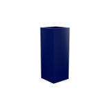 Perth corner fiberglass planter in Matte Cobalt Blue
