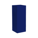 Perth corner fiberglass planter in Matte Cobalt Blue, 16 × 16 × 42 in, studio render