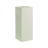 Perth corner fiberglass planter in Satin Beige, 16 × 16 × 42 in, studio render