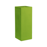 Perth corner fiberglass planter in Satin Green, 16 × 16 × 42 in, studio render